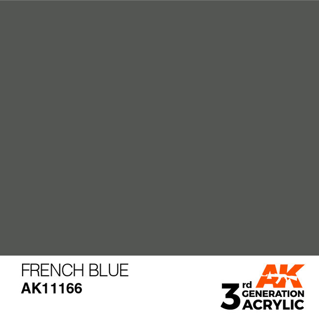 AK interactive French Blue Acrylic Modelling Colors - 17ml - AK11166