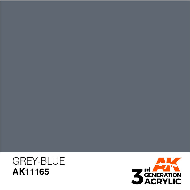AK interactive Grey Blue Acrylic Modelling Colors - 17ml - AK11165