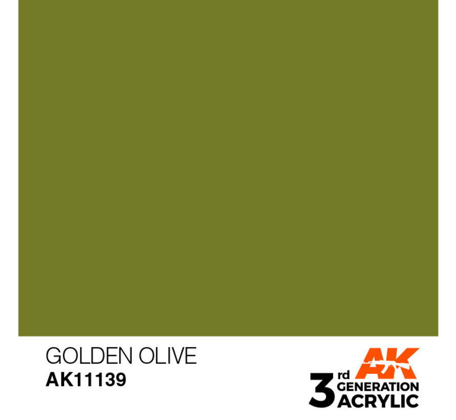 Golden Olive Acrylic Modelling Colors - 17ml - AK11139
