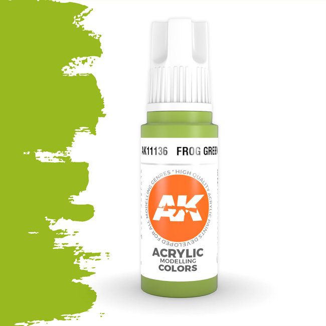 AK interactive Frog Green Acrylic Modelling Colors - 17ml - AK11136