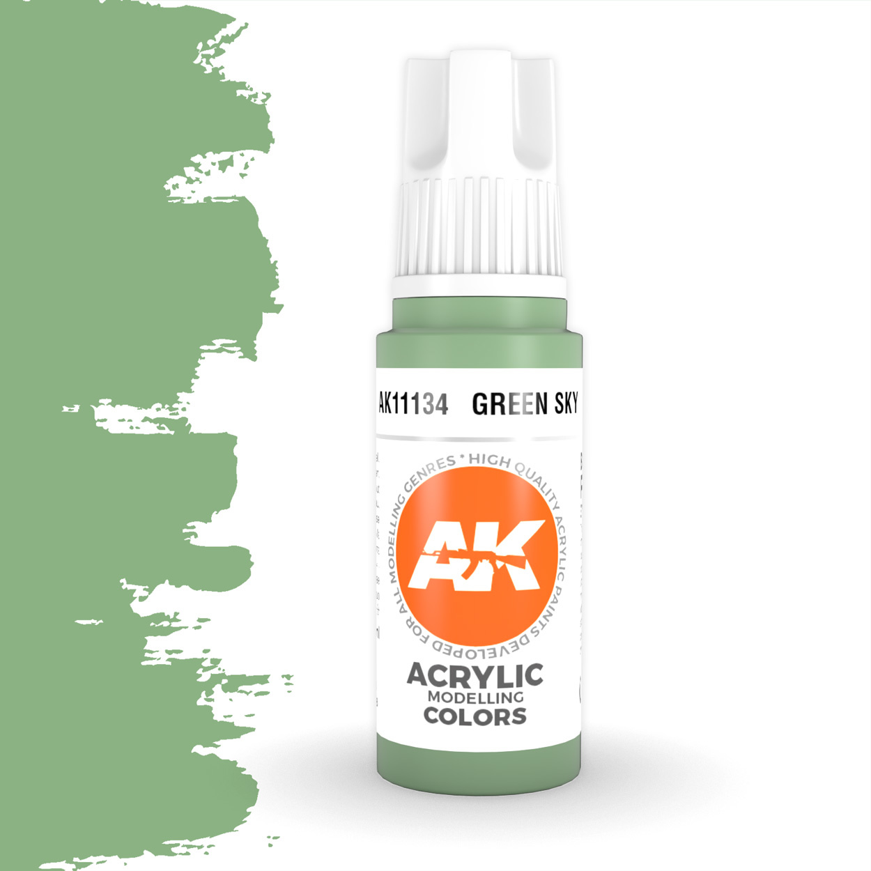 : AK Interactive 3rd Gen Acrylic Green Sky 17ml : Arts