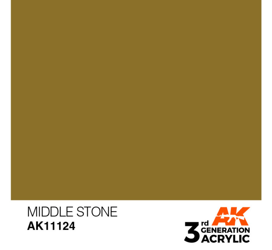 Middle Stone Acrylic Modelling Colors - 17ml - AK11124