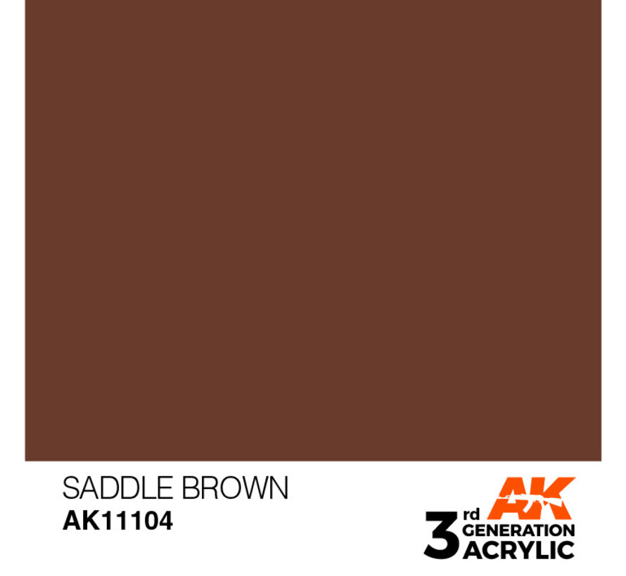 Saddle Brown Acrylic Modelling Colors - 17ml - AK11104