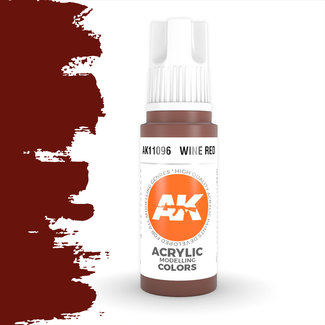 AK interactive Wine Red Acrylic Modelling Colors - 17ml - AK11096