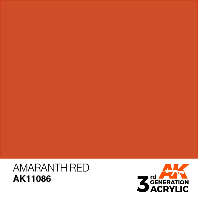 AK interactive Amaranth Red Acrylic Modelling Colors - 17ml - AK11086