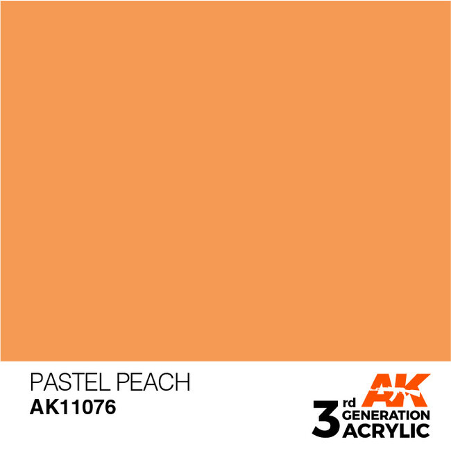 AK interactive Pastel Peach Pastel Modelling Colors - 17ml - AK11076