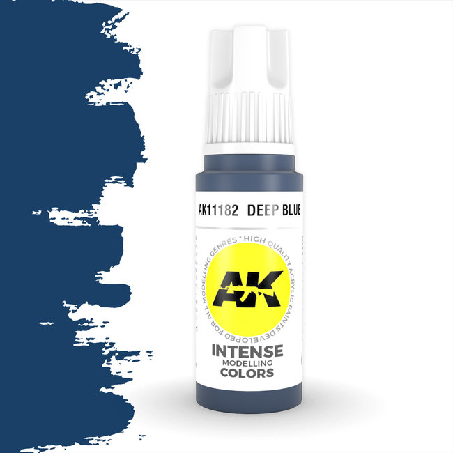 AK interactive Deep Blue Intense Modelling Colors - 17ml - AK11182