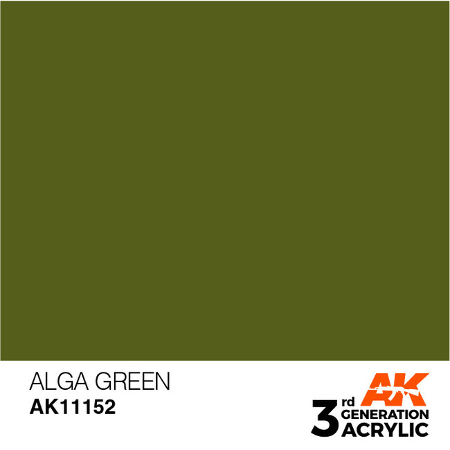 AK interactive Alga Green Acrylic Modelling Colors - 17ml - AK11152