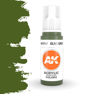 AK interactive Olive Green Acrylic Modelling Colors - 17ml - AK11147