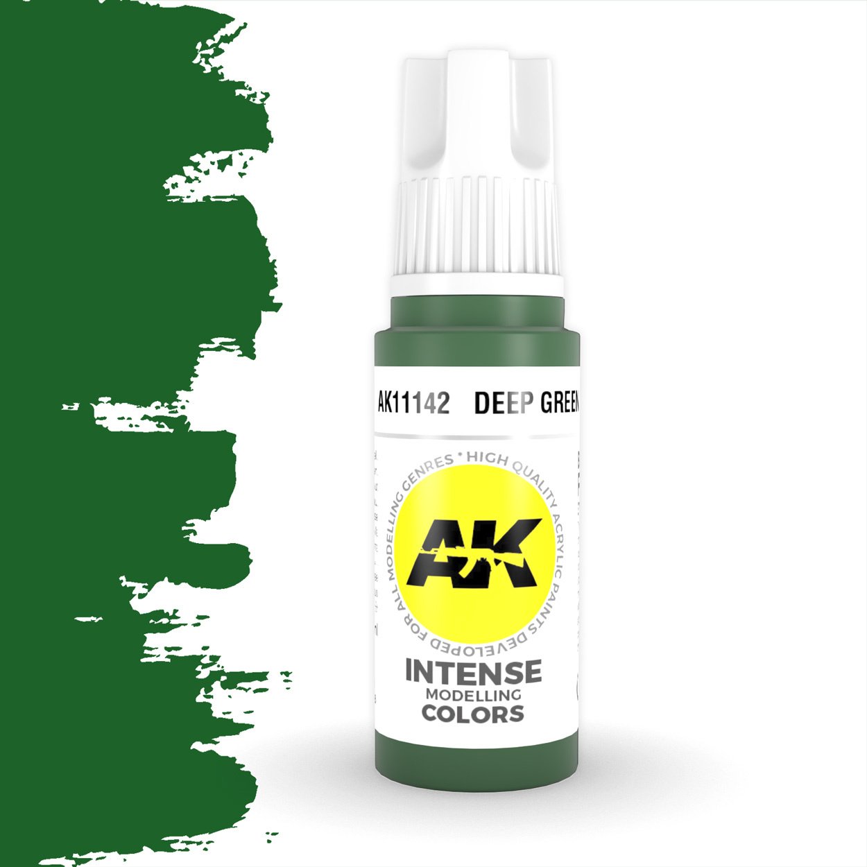 AK interactive Deep Green Intense Modelling Colors - 17ml - AK11142 -  Scenery Workshop BV