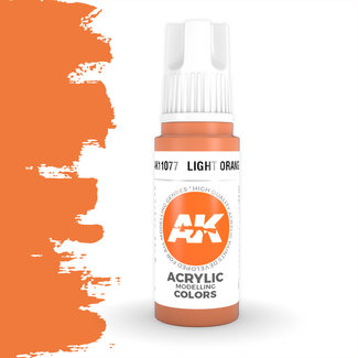 AK interactive Light Orange Acrylic Modelling Colors - 17ml - AK11077