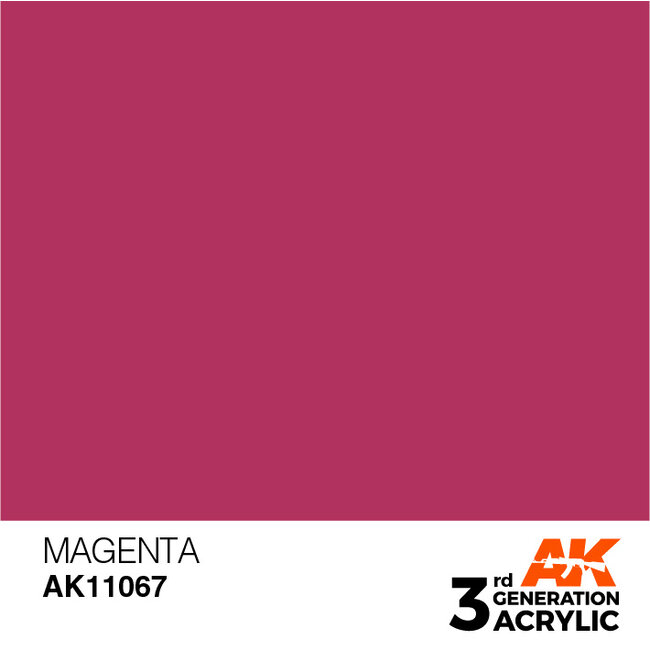 AK interactive Magenta Acrylic Modelling Colors - 17ml - AK11067