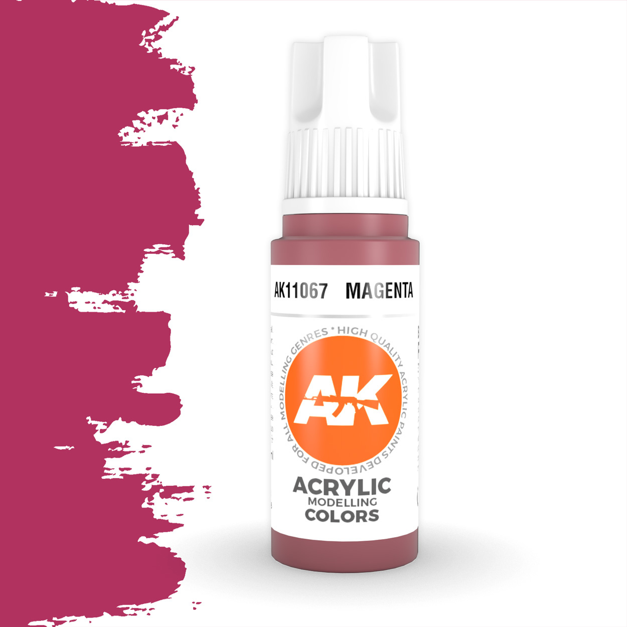 AK interactive Magenta Acrylic Modelling Colors 17ml AK11067
