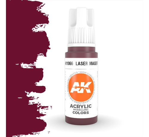 AK interactive Laser Magenta Acrylic Modelling Colors - 17ml - AK11066