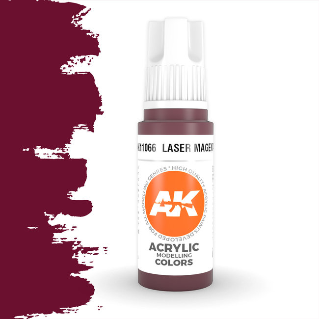 AK interactive Laser Magenta Acrylic Modelling Colors - 17ml - AK11066