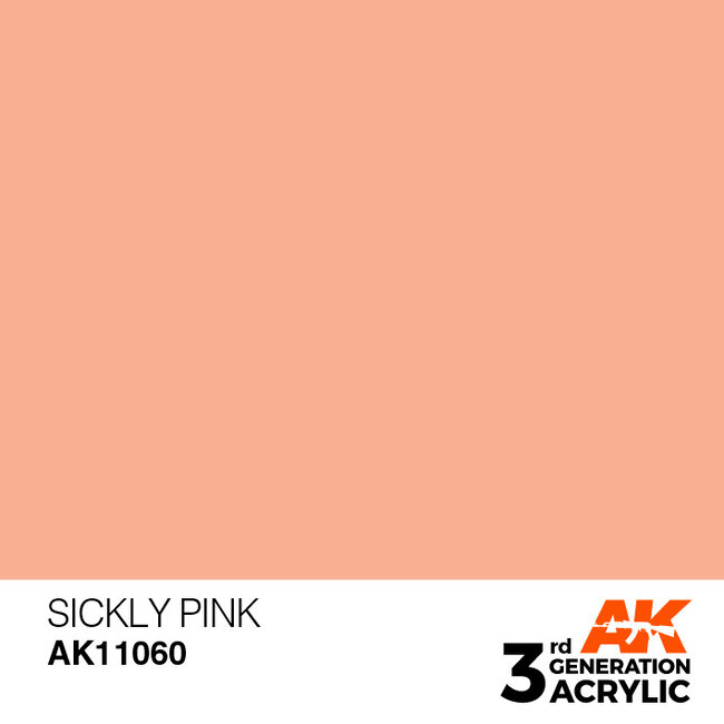 AK interactive Sickly Pink Acrylic Modelling Colors - 17ml - AK11060