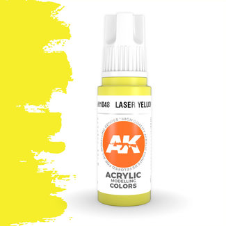 AK interactive Laser Yellow Acrylic Modelling Colors - 17ml - AK11048