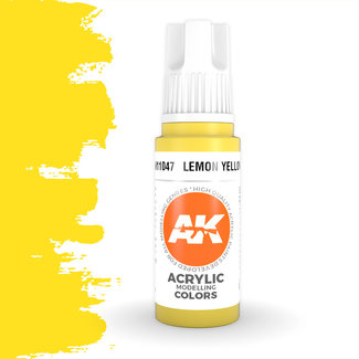 AK interactive Lemon Yellow Acrylic Modelling Colors - 17ml - AK11047