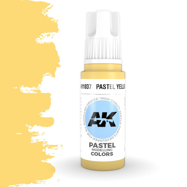 AK interactive Pastel Yellow Pastel Modelling Colors - 17ml - AK11037