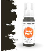 AK interactive Rubber Black Acrylic Modelling Colors - 17ml - AK11027