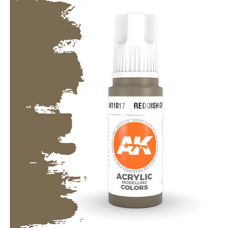 AK interactive Reddish Grey Acrylic Modelling Colors - 17ml - AK11017