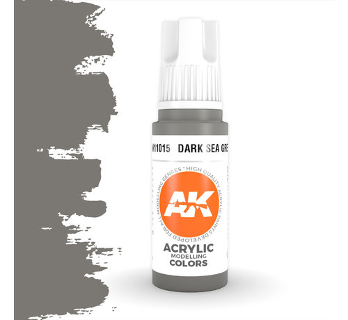 AK interactive Dark Sea Grey Acrylic Modelling Colors - 17ml - AK11015