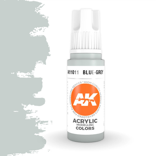 AK interactive Blue Gray Acrylic Modeling Colors - 17ml - AK11011