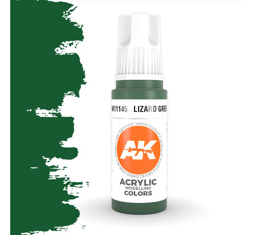AK interactive Lizard Green Acrylic Modelling Colors - 17ml - AK11145