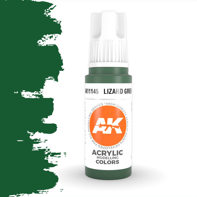 AK interactive Lizard Green Acrylic Modelling Colors - 17ml - AK11145