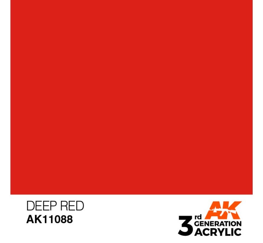 Deep Red Intense Modelling Colors - 17ml - AK11088