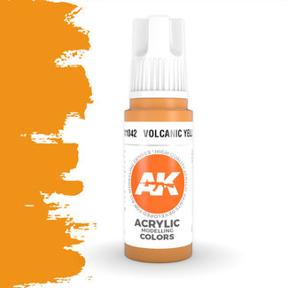 AK interactive Volcanic Yellow Acrylic Modelling Colors - 17ml - AK11042