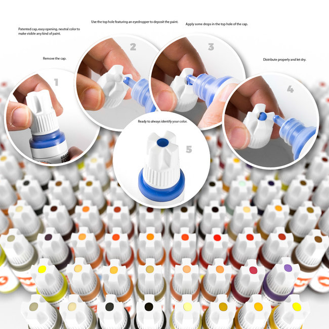 AK interactive White Grey Acrylic Modelling Colors - 17ml - AK11003