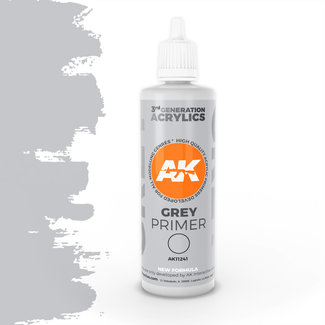 AK interactive Grey Primer 3rd generation - 100ml - AK11241