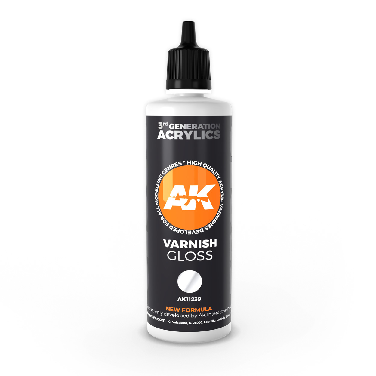 AK interactive Gloss Varnish 3rd generation 100ml AK11239 Scenery