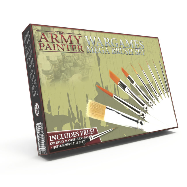 The Army Painter Wargames Mega Brush Set - ST5113