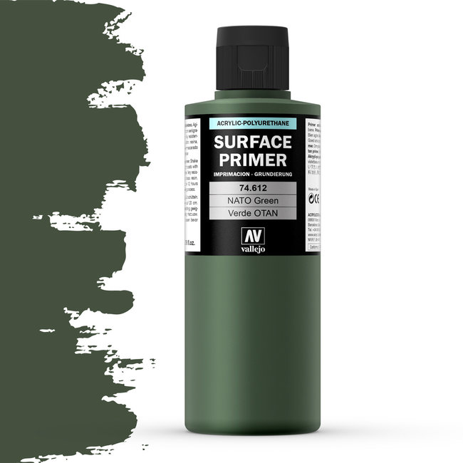 Vallejo Surface Primer Nato Green - 200ml - 74612