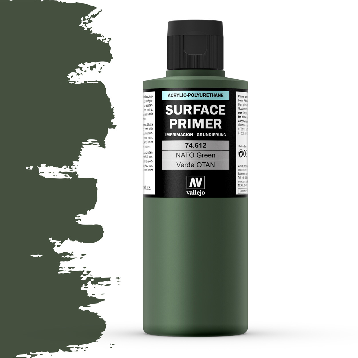 Vallejo Vallejo Surface Primer 73.606 German Green Brown 60ml