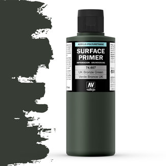 Vallejo Surface Primer UK Bronze Green - 200ml - 74607 - image