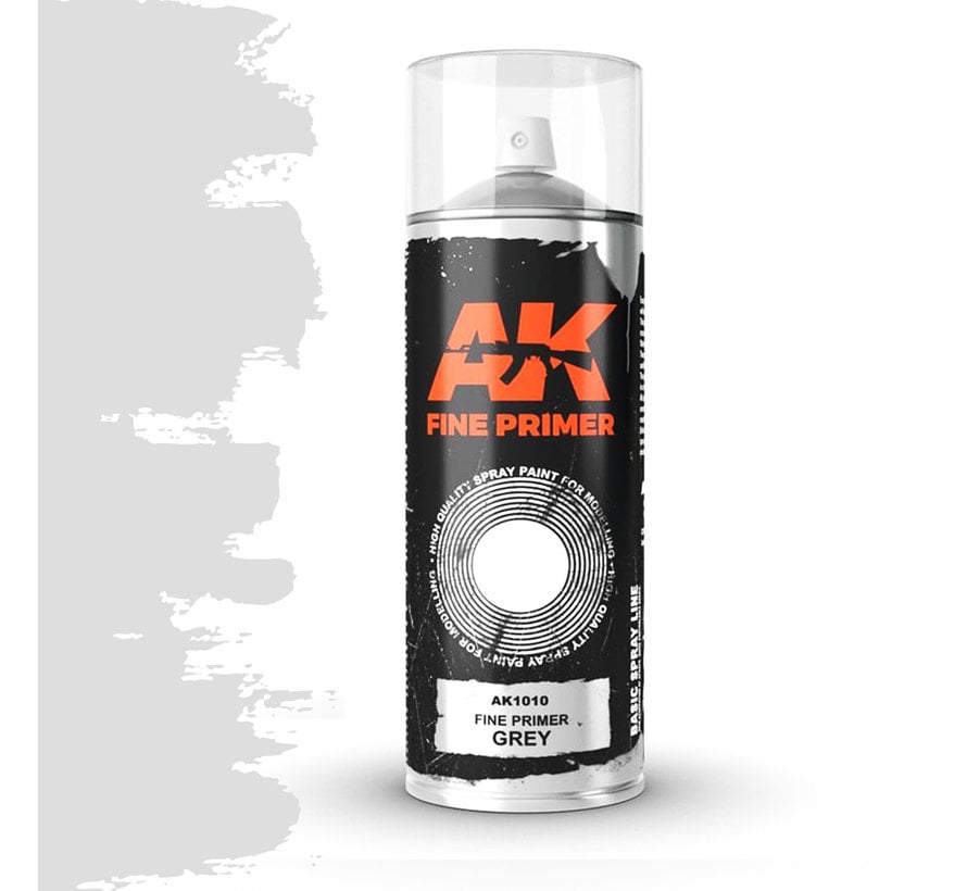 Fine Primer Grey Spray - 400ml - AK1010