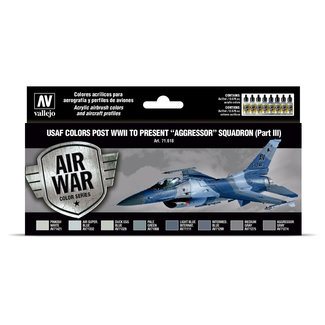 Vallejo Model Air - Air War - USAF colors post WWII to present Aggressor Squadron Part III - 8 colors - 17ml - VAL-71618