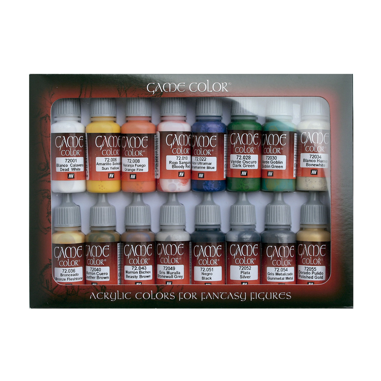 Vallejo Game Color Intro Set 16 kleuren 17ml 72299 Scenery