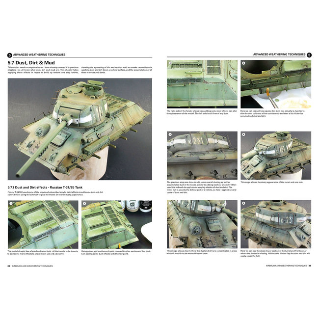 Vallejo Airbrush and Weathering Techniques by Rob Ferreira Scratchmod - 204pag - 75002