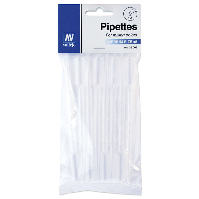 Vallejo Pipettes - Medium Size - 8x - 26003