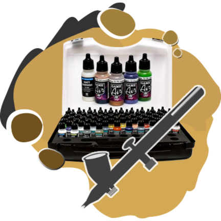 Airbrush Paint and Paint Set