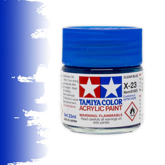 Tamiya Clear Blue - X-23 - 23ml - TAM 81023