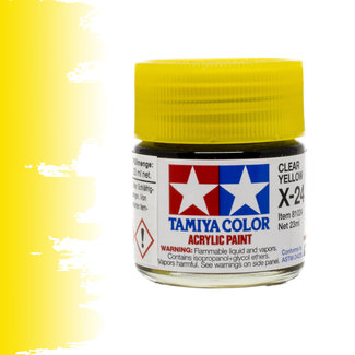 Tamiya Clear Yellow - X-24 - 23ml - TAM 81024