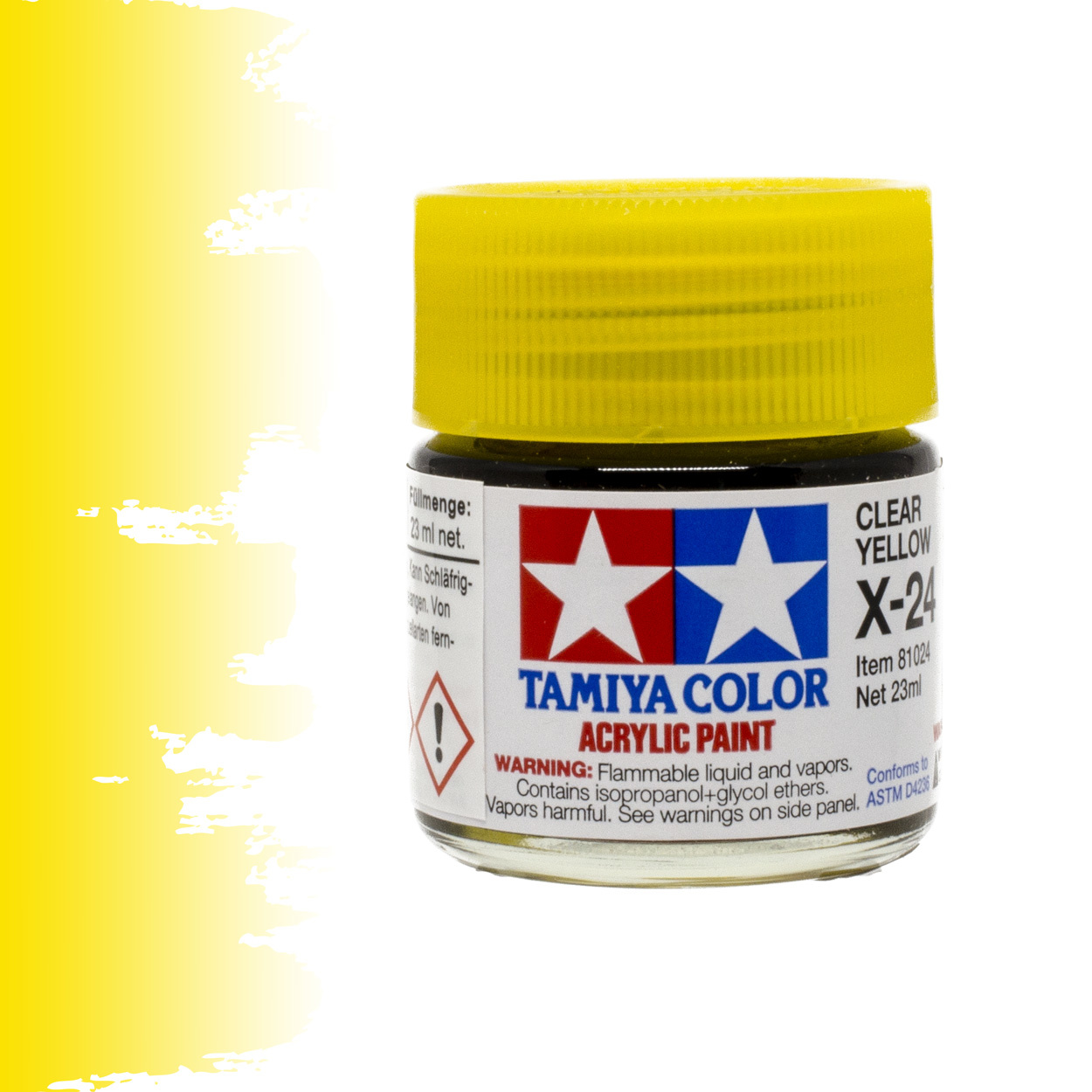 Tamiya Clear Yellow X24 23ml TAM 81024 Scenery BV