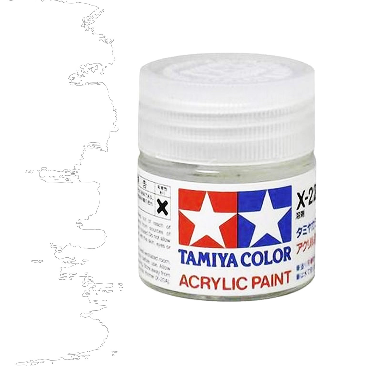 Tamiya Clear X22 23ml TAM 81022 Scenery BV