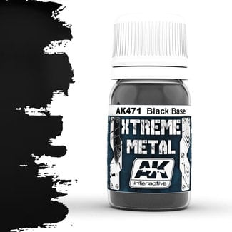 AK interactive Xtreme Metal Black Base - 30ml - AK471