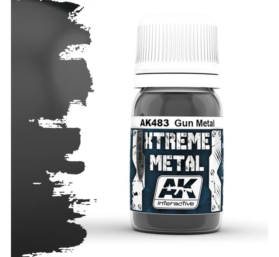 Xtreme Metal Gun Metal - 30ml - AK483